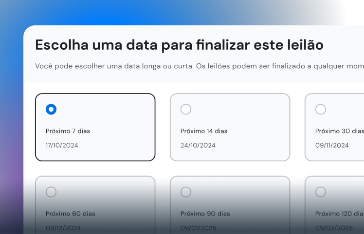 Autonomia para criar as regras do leilão