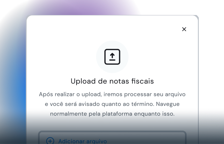 Subida de Notas Fiscais simplificada